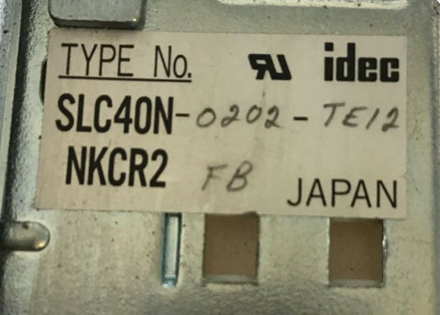IDEC SLC40N-0202-TE12-FB-NKCR2 ANNUNCIATOR DISPLAY 6