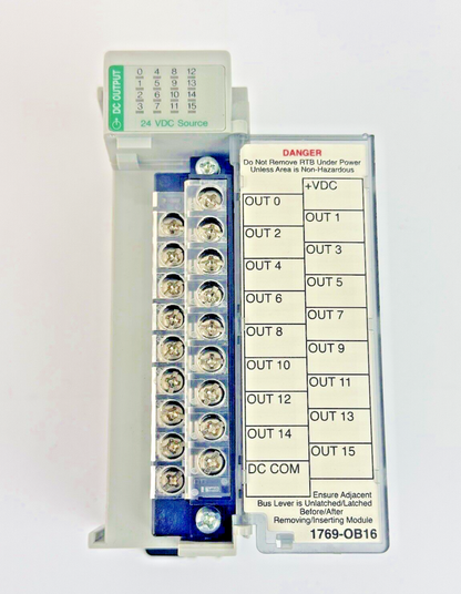 ALLEN-BRADLEY - 1769-OB16 SER. B, F/W REV 3.1, DIR/VER 10000550528/00 - 16 PT.8