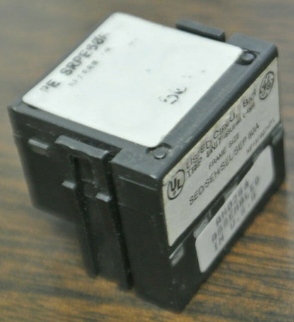 GE SRPE50A 50A TRIP UNIT for CIRCUIT BREAKER FRAME SIZES SED / SEH / SEL / SEP 4
