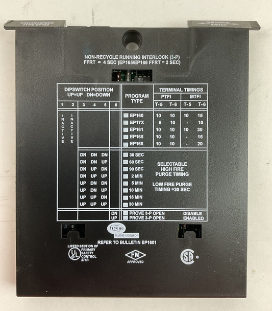 FIREYE TYPE EP160 PROGRAMMER0