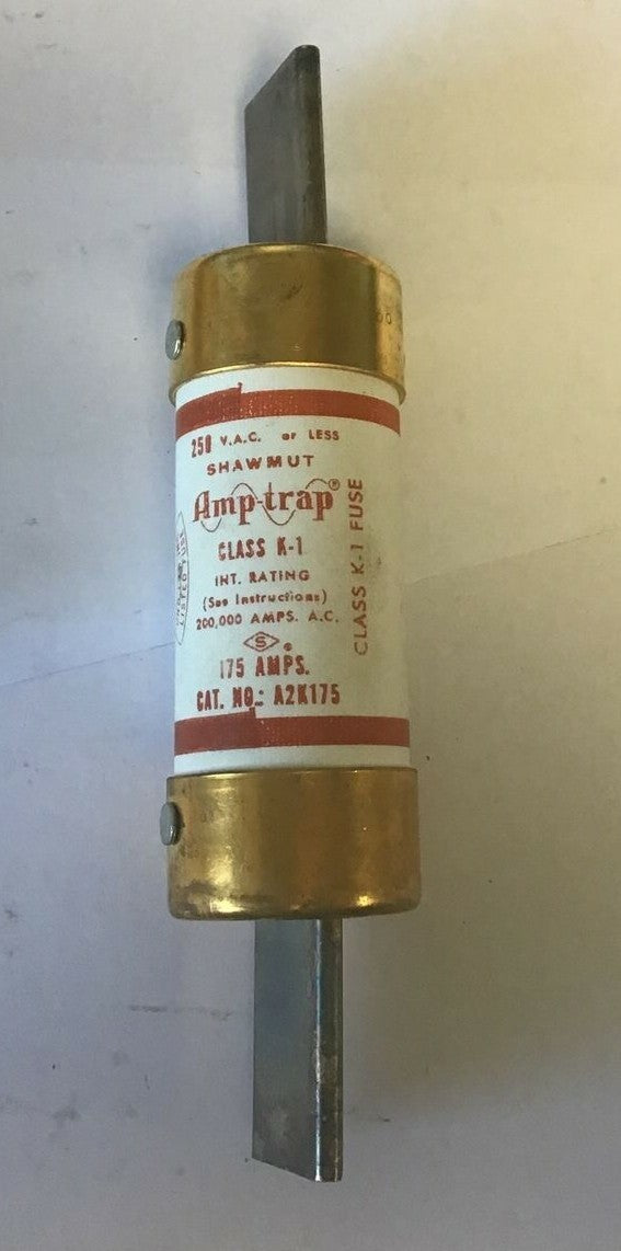 GOULD SHAWMUT A2K175R FUSE TIME DELAY AMP-TRAP 175A 250VAC CLASS K1 ***LOTOF3***2