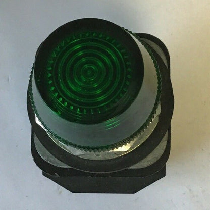 ALLEN BRADLEY 800T-P16G SER. U GREEN PILOT LIGHT 120V 50/60HZ, 755 LAMP4