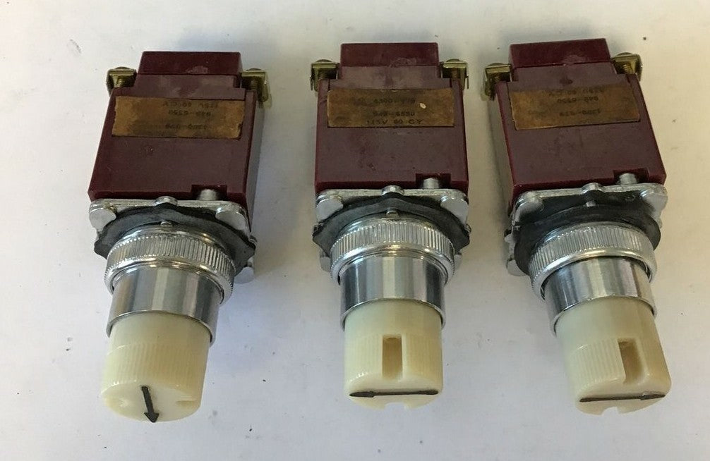  REES 4300-979 SELECTOR KNOB 949-6550 WHITE KNOB MISSING CAP SCREWS***LOTOF3***0