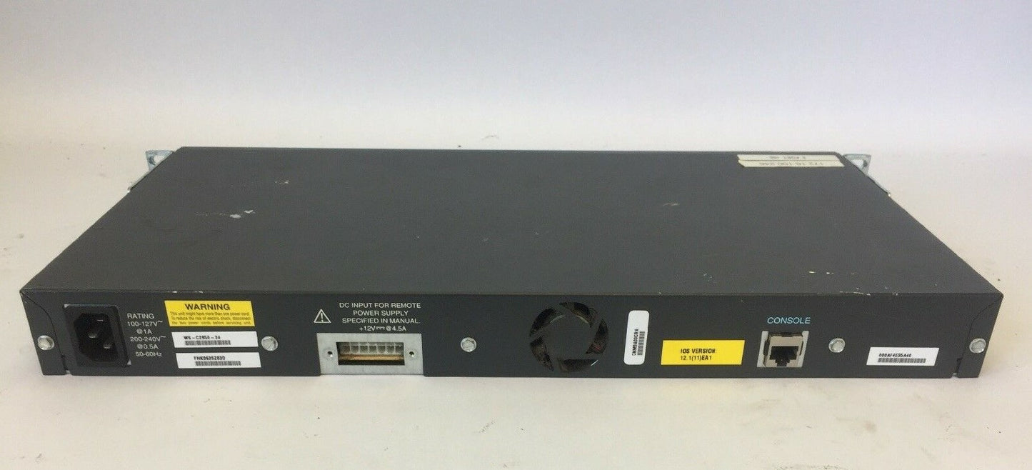 CISCO WS-C2950-24 CATALYST 24 PORT ETHERNET MANAGED NETWORK SWITCH4