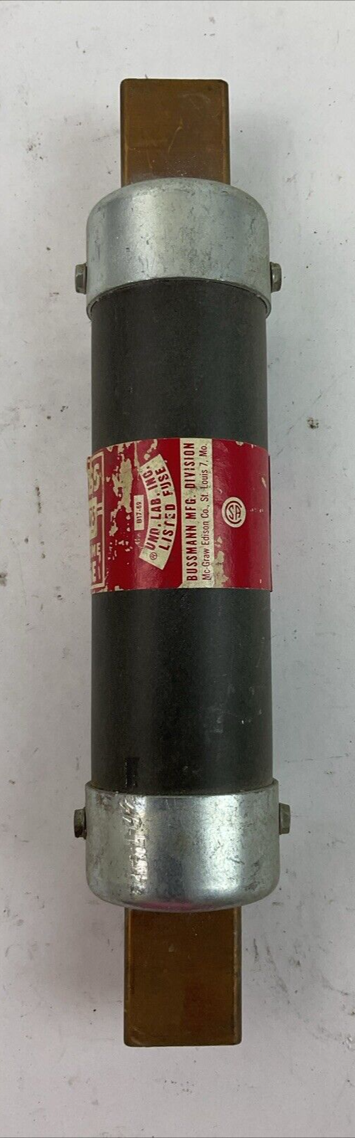 BUSS NOS175 ONE-TIME FUSE 175AMP 600VAC (LOT OF 5)1