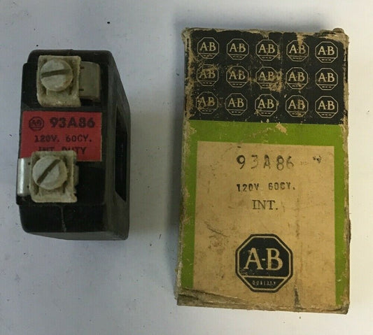 ALLEN BRADLEY 93A86 COIL 120N.6OHZ INT. DUTY 0