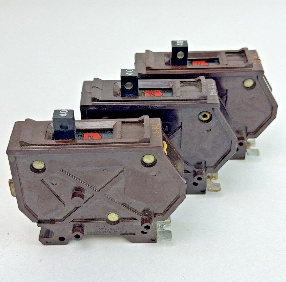 WADSWORTH **LOT OF 3** A40 - CIRCUIT BREAKER - 1 POLE, 120/240 VAC, 40 A4