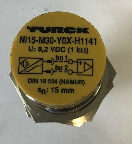 TURCK Ni15-M30-Y0X-H1141 PROXIMITY SENSOR 8,2 VDC 15MM0