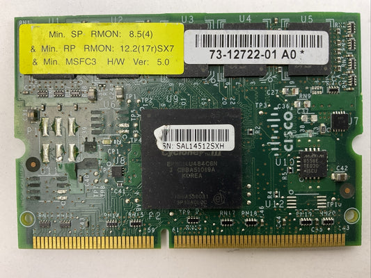 CISCO 73-12722-01 A0 H/W VER 5.0 MEMORY MODULE CIRCUIT BOARD0