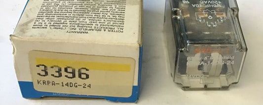 POTTER & BRUMFIELD KRPA-14DG-24 RELAY 24VDC 250VAC 10A0