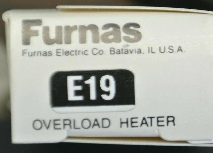 FURNAS E19 THERMAL OVERLOAD HEATER ELEMENT / NEW SURPLUS4