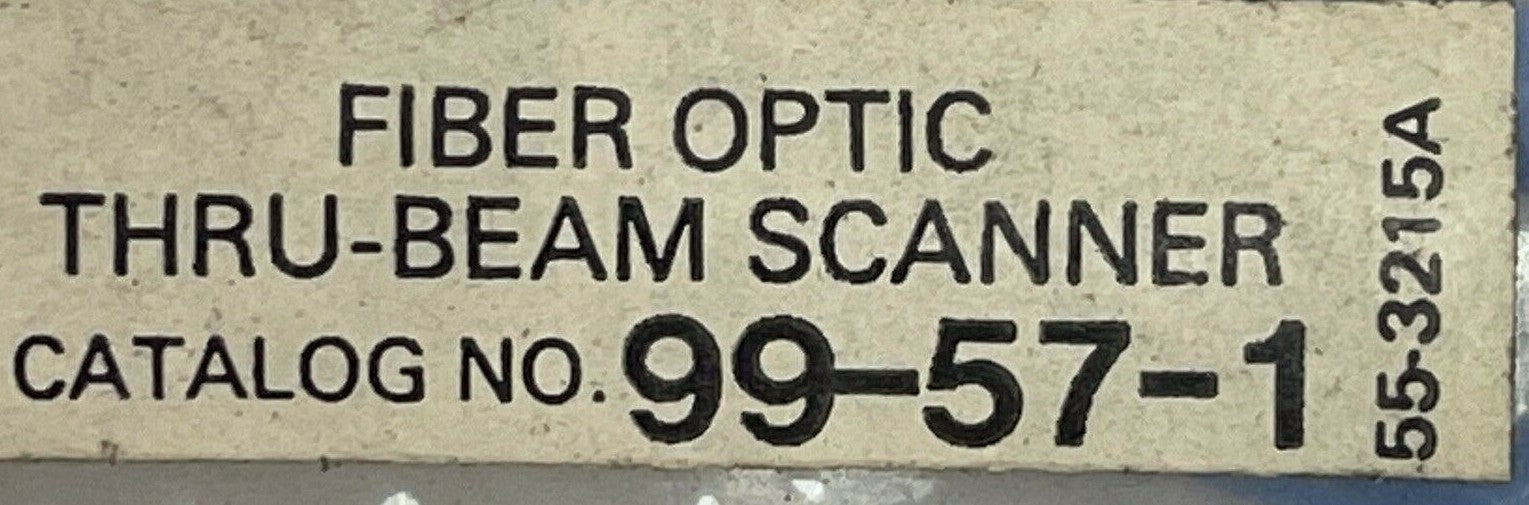 ELECTRONICS CORPORATION 99-57-1 PHOTOSWITCH FIBER OPTIC THRU-BEAM SCANNER1