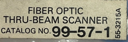 ELECTRONICS CORPORATION 99-57-1 PHOTOSWITCH FIBER OPTIC THRU-BEAM SCANNER1
