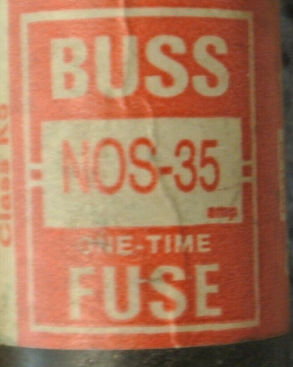 LOT of 2 / 35A RENEWABLE FUSES / BUSS & SHAWMUT / 600V / NEW SURPLUS1