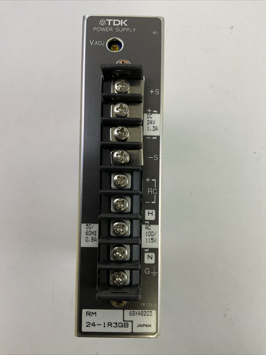 TDK RM 24-1R3GB POWER SUPPLY100/115VAC 0.8A 24VDC 1.3A0