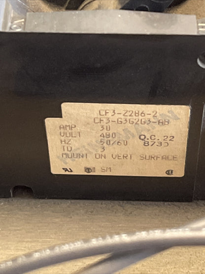 UNICO 701-917 AC DRIVE 308-194 CF3-Z286-2 CF3-G3G2G3-AB 30AMP 480V 303-8288