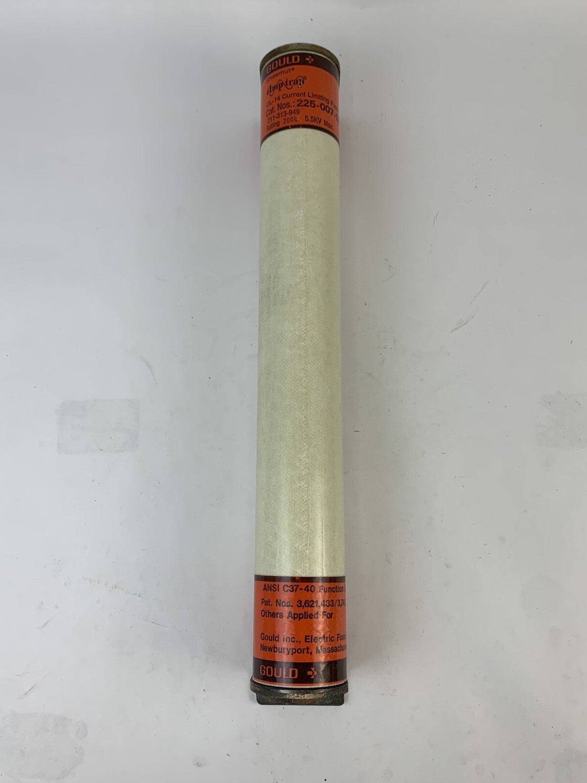 Gould Shawmut Amp-trap CL-14 225-007-949 Current Limiting 200E 5.5KV Fuse0