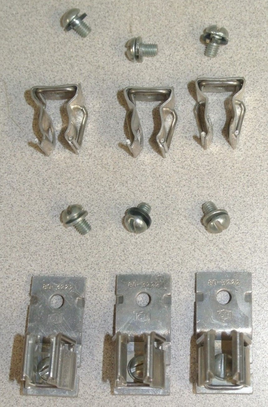 CUTLER-HAMMER C350KC21 FUSE CLIP KIT / 30A / 250V / SIZE 1 / NEW SURPLUS2