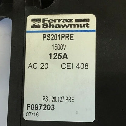 FERRAZ SHAWMUT PS201PRE FUSE HOLDER 1500V 125A 1