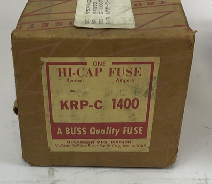 BUSSMANN HI-CAP KRP-C 1400 CLASS L 600VAC1