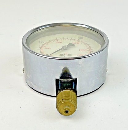 SOZIUS - GRM-150/10 - LIQUID GAUGE - 4" DIAMETER, 3/4" NPT BOTT CONN, 0-2300 PSI1