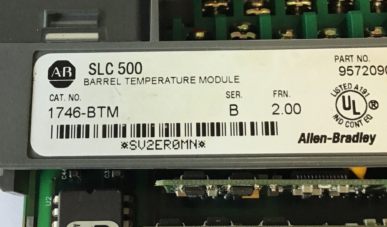 ALLEN BRADLEY 1746-BTM BARREL TEMP MODULE SER.B FRN2.00 1