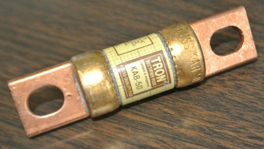 BUSSMANN / TRON KAB50 RECTIFIER FUSE / 250V / 50A / NEW SURPLUS / KAB-500