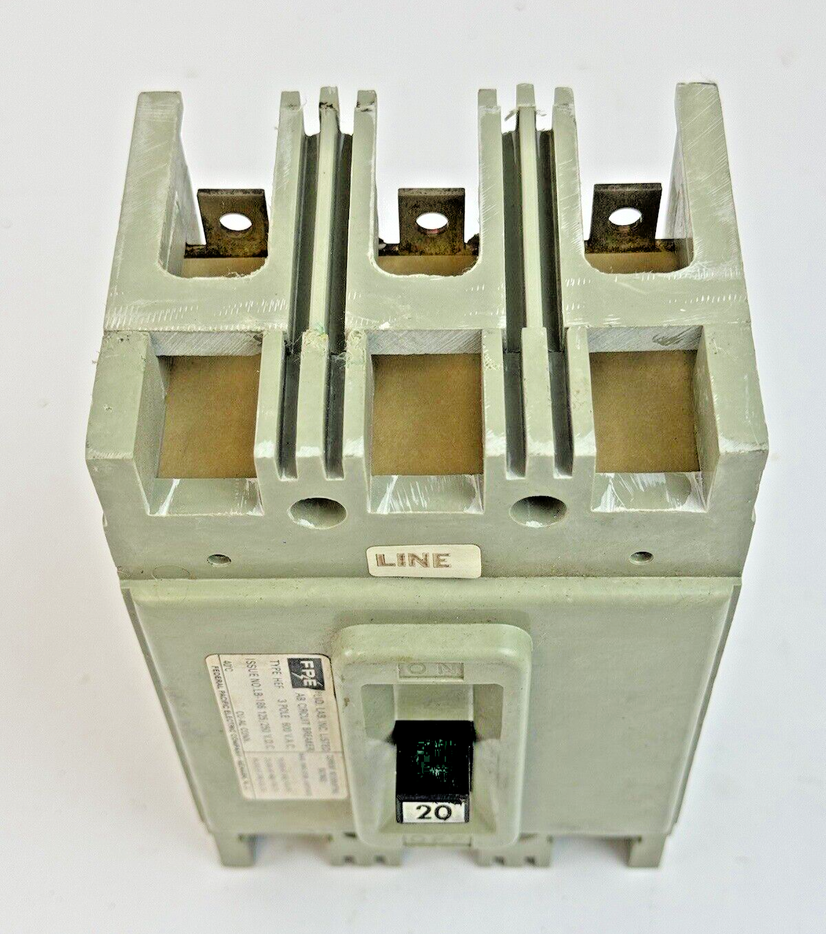 FPE - HEF631020 - CIRCUIT BREAKER - 3 POLE/240VAC/30A, LB-186 - NEW3