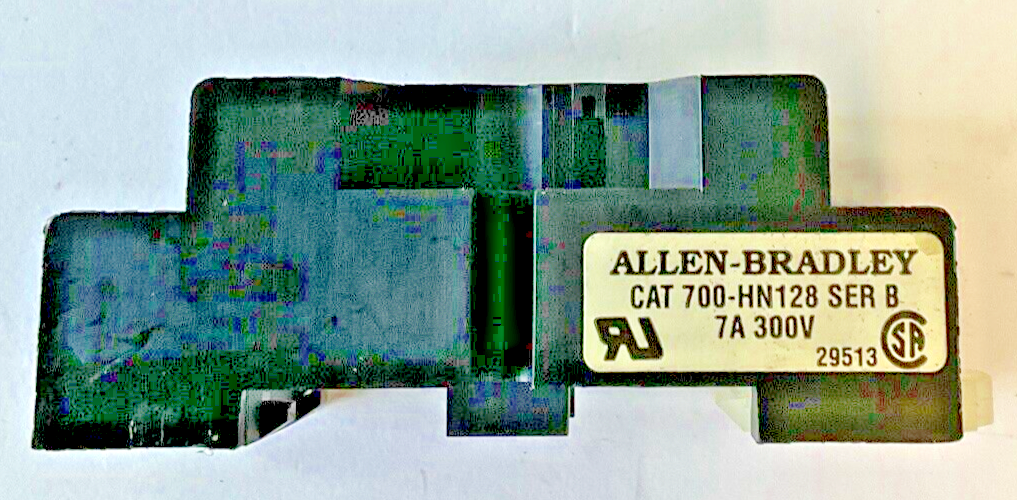 ALLEN BRADLEY 700-HN128 SER.B RELAY SOCKET BASE**LOTOF6**1