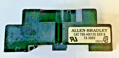 ALLEN BRADLEY 700-HN128 SER.B RELAY SOCKET BASE**LOTOF6**1