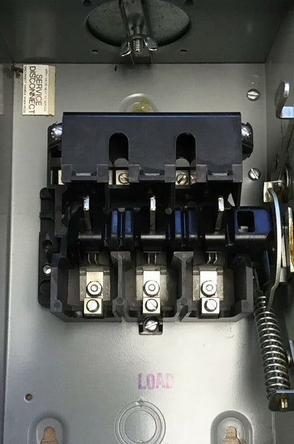 CROUSE-HINDS HU361AW HEAVY DUTY SAFETY SWITCH 30A 600VAC 3 POLES MODEL 45