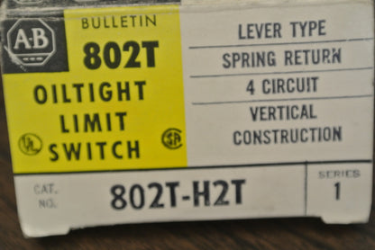 ALLEN-BRADLEY 802T-H2T OILTIGHT LIMIT SWITCH LEVER TYPE, 4-CIRCUIT / NEW SURPLUS5
