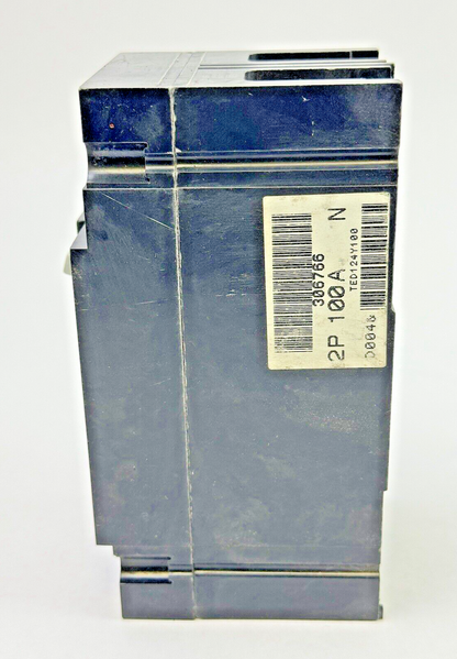 GE - TED124Y100 - MOLDED CASE SWITCH - 2 POLE/480 VAC/100A5