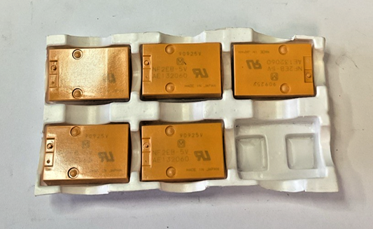 AROMAT LOW SIGNAL RELAY 2A 5V DPDT  NF2EB-5V***LOTOF5***0