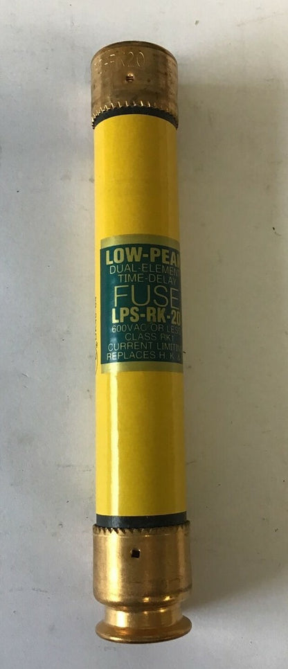 BUSSMAN COOPER LPS-RK-20 FUSE CLASS RK1 CURRENT LIMITING 20A ***LOTOF10***1