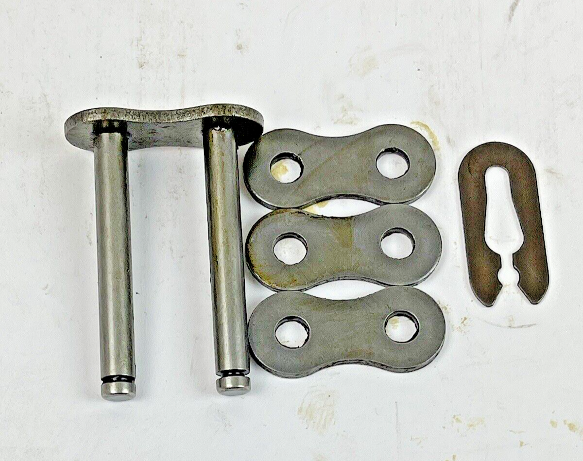 BOX OF 25 - HLU# 60-2CL - CONNECTING LINK 3/4" PITCH - DOUBLE STRAND SPRING CLIP5