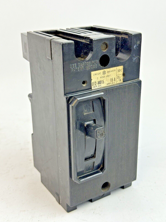 ITE - EF2-M015 - MOLDED CASE MAGNETIC CIRCUIT BREAKER - 2 POLE/ 600 VAC/15 A0