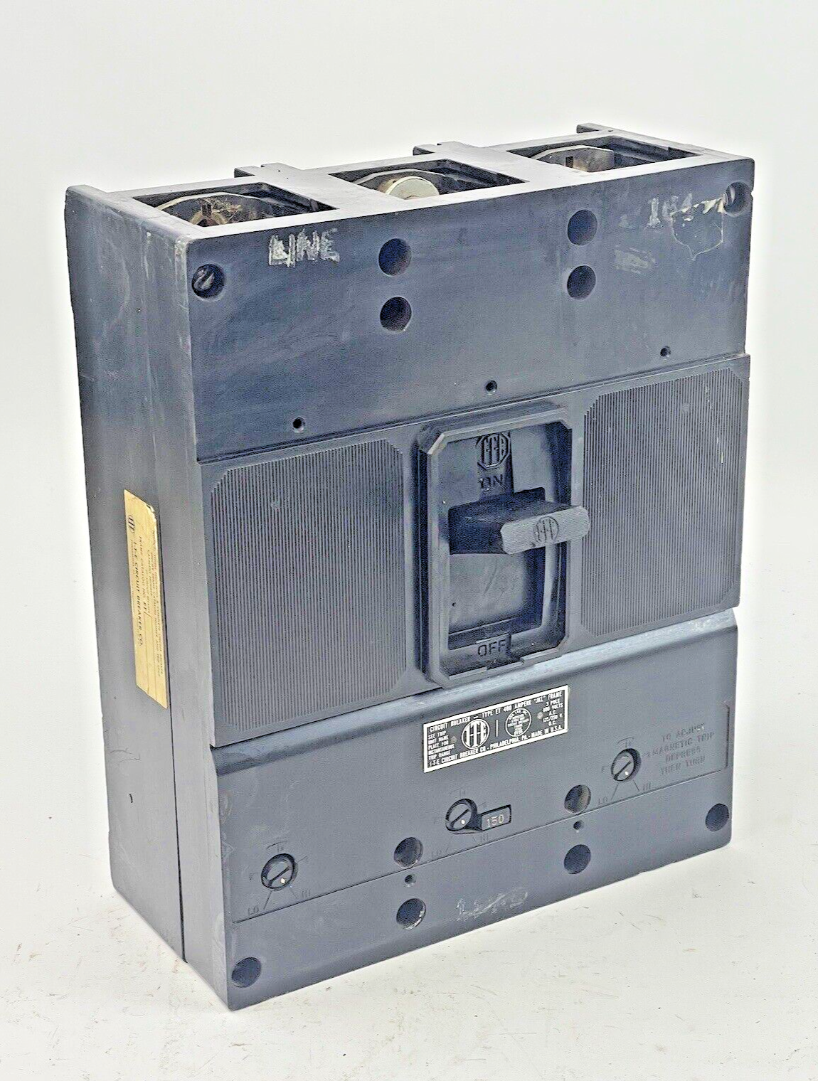 ITE / SIEMENS - TYPE ET 400 AMP JKL FRAME - CIRCUIT BREAKER -600 VAC W/ 150 TRIP0