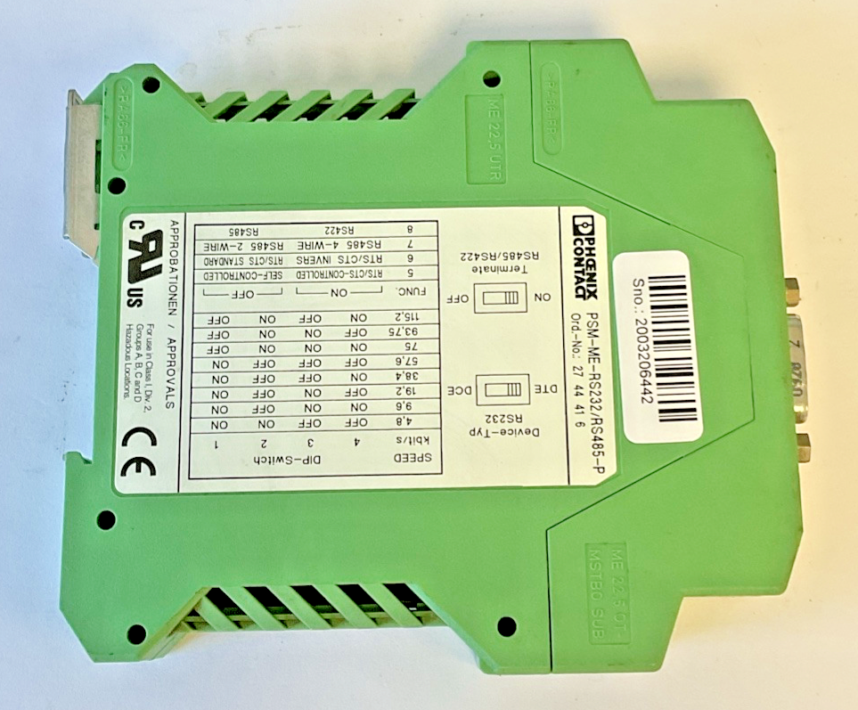 PHOENIX CONTACT PSM-ME-RS232/RS485-P INTERFACE CONVERTER2