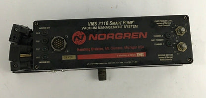NORGREN VMS 2110 SMART PUMP VACUUM MANAGEMENT SYSTEM 24VDC VMS-2110-240