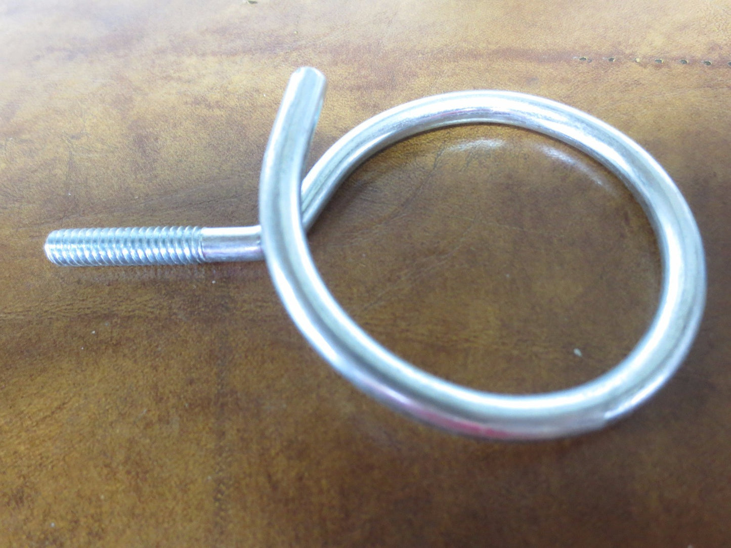 CHROME BRIDLE RINGS - 2" - 1/4" THREAD - NEW SURPLUS - LOT of 221