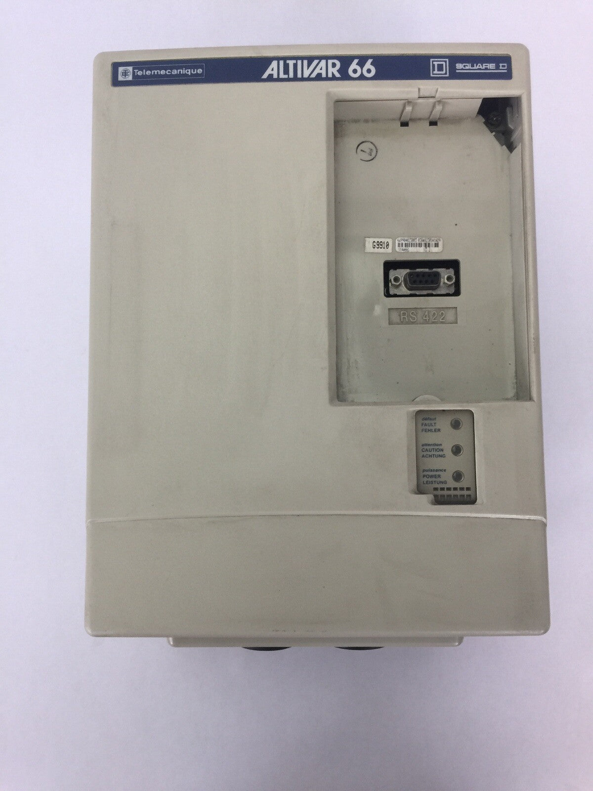 TELEMECANIQUE ATV66U41N4 VARIABLE SPEED DRIVE ALTIVAR 66 460VAC 3HP NO KEYPAD0