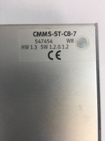 FESTO CMMS-ST-C8-7 MOTOR CONTROLLER HW 1.3 SW 1.2.0.1.21