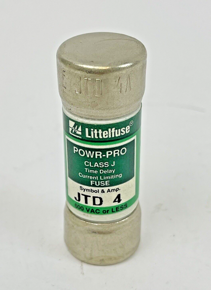 LITTELFUSE - JTD 4 *LOT OF 9*  POWR-PRO - CLASS J - TIME-DELAY - 600V AC2