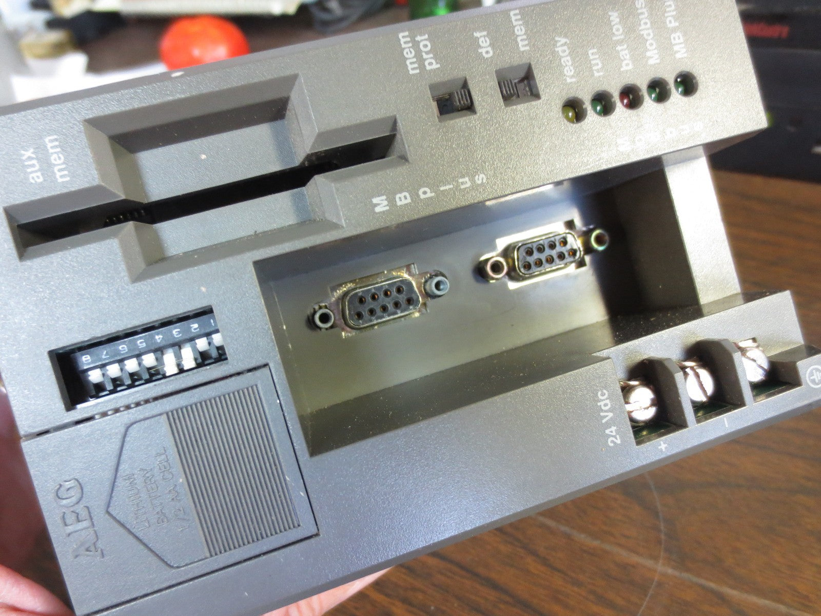 AEG MODICON PC-A984-145 CPU 8K MEMORY w/ MB PLUS - Rev. K1