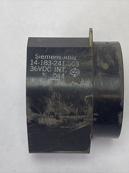 SIEMENS-ALLIS 14-183-241-503 COIL 36VDC0