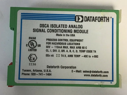 DATAFORTH DSCA41-03 ISOLATED V, WIDEBAND INPUT MODULE5