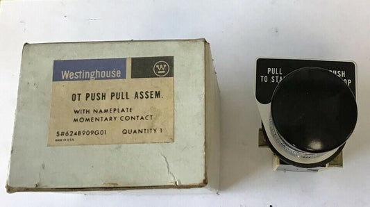 WESTINGHOUSE OT PUSH PULL ASSEMBLY MOMENTARY CONTACT 624B909G010