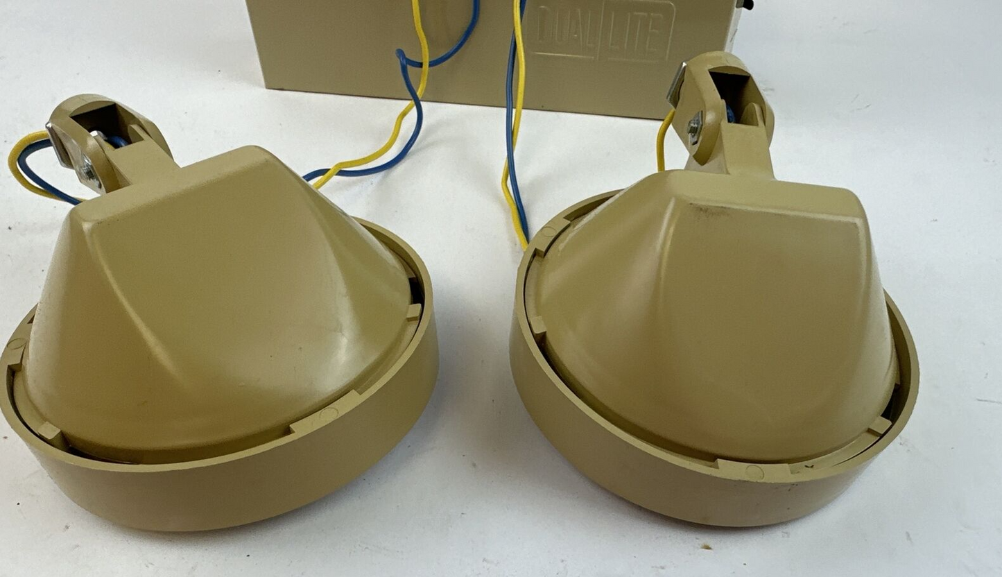 DUAL-LITE ML-2E-NY EMERGENCY LIGHT UNIT OUTPUT 6VDC INPUT 120/277VAC LUMENETTE5