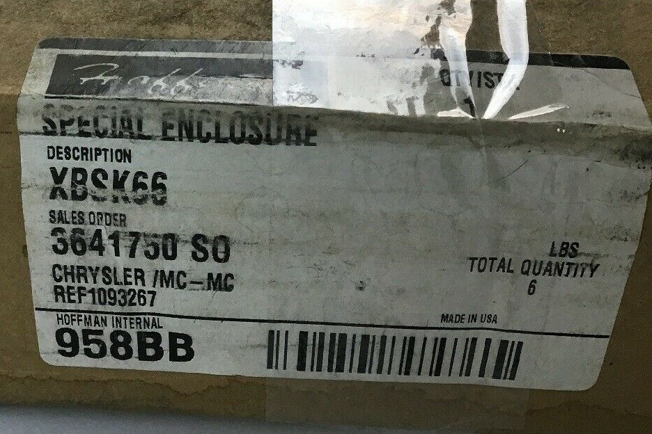 HOFFMAN XBSK66 BASE PEDESTAL2